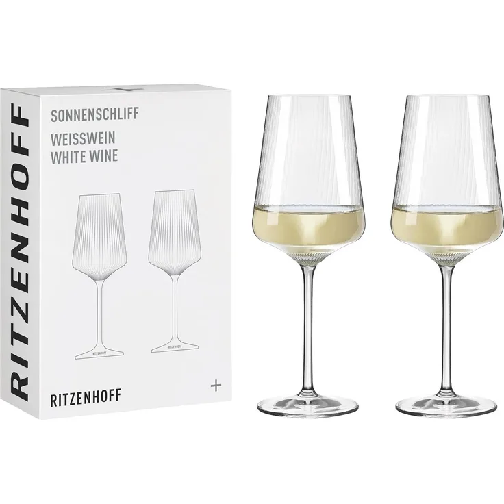 Ritzenhoff 8000003 Weißweinglas-Set #1 SONNENSCHLIFF RDT 2024 in Geschenkbox