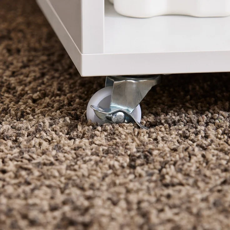 SoBuy FBT134-W Schubladenschrank Büro, MDF, Lackiert, Weiß, 70 x 61 x 38 cm – Bild 4