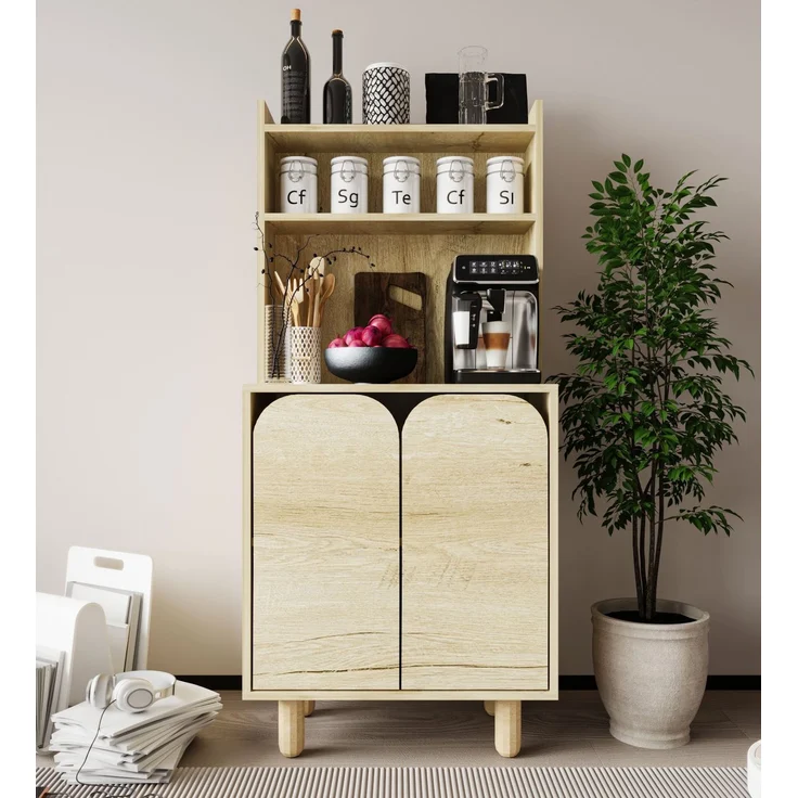 Skye Decor 'Parma 2 - Sapphire Oak' Mehrzweckschrank, Saphir-Eiche, 70 x 155 x 40 cm – Bild 1