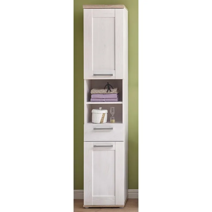 Hochschrank >Barbara< in Sibiu-Lärche - 39x190x33cm (BxHxT)