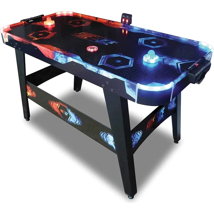 Carromco 'AIRHOCKEY FIRE vs Ice' Standtisch, ab 8 Jahren, 146,00 × 71,00 × 82,00 cm Maße, schwarz
