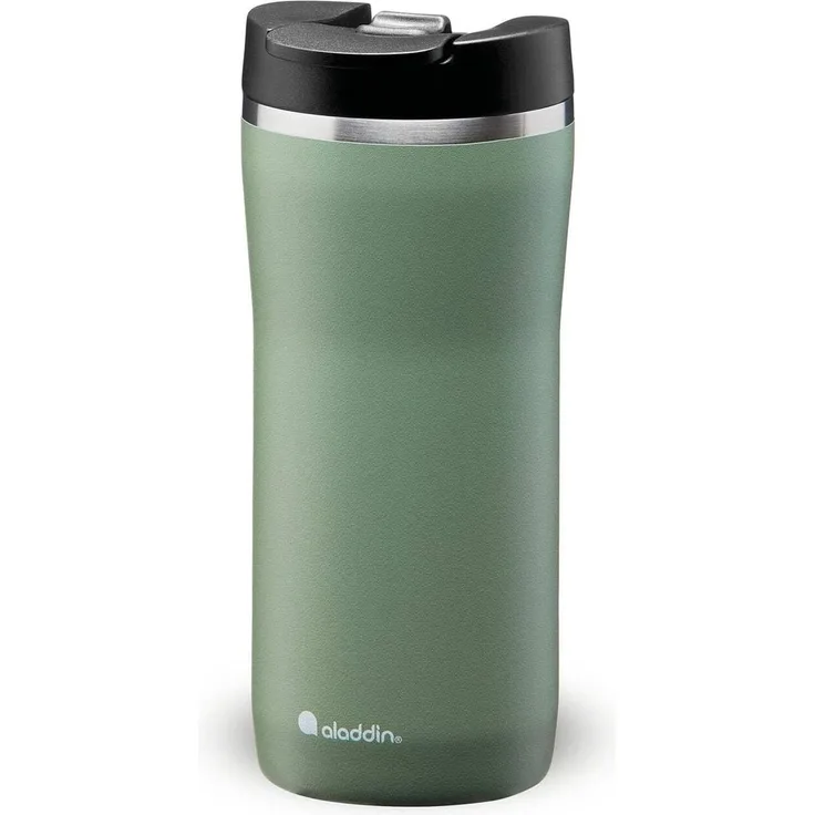 Aladdin 'Barista Mocca' Thermobecher, rostfreier Stahl, sage green, 350 ml