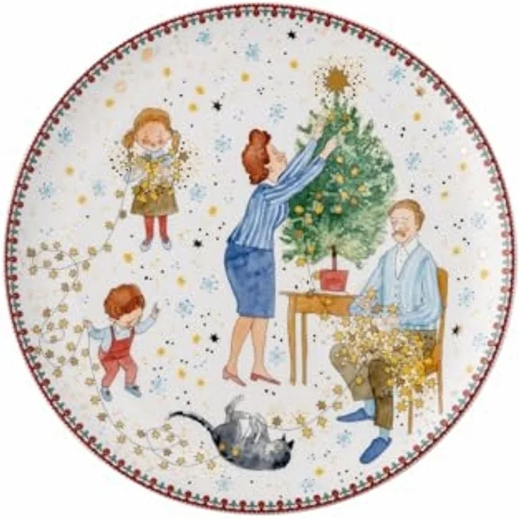 Hutschenreuther Sammelkollektion 24 - Weihnachtsleuchten - Teller flach 22 cm 02476-727474-10862