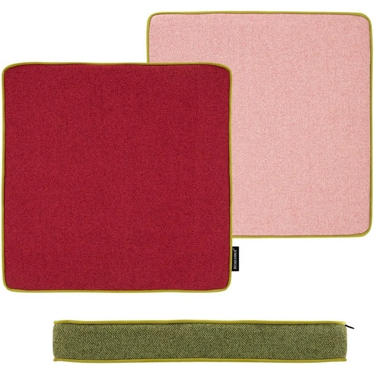 Sitzkissen inkl. Füllung B:40, T:40, H:5 cm - Remember Cranberry – Bild 1