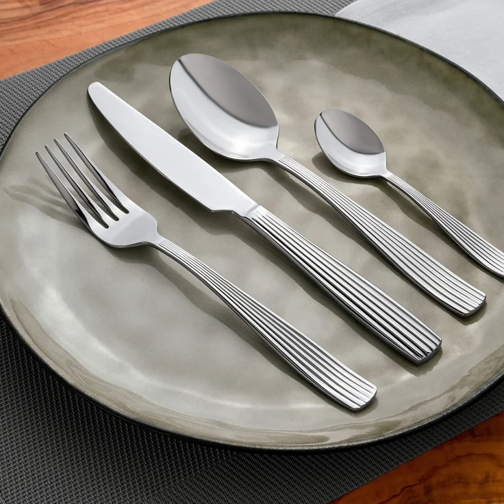 Besteckset Lino, 24-teilig, 6 Personen, Edelstahl – Bild 2