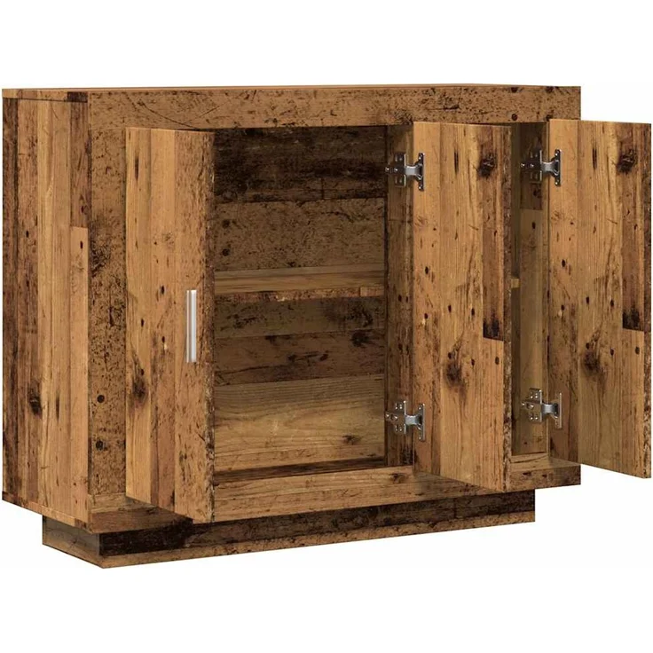 vidaXL Sideboard Altholz-Optik 92x35x75 cm Holzwerkstoff 856864 – Bild 6