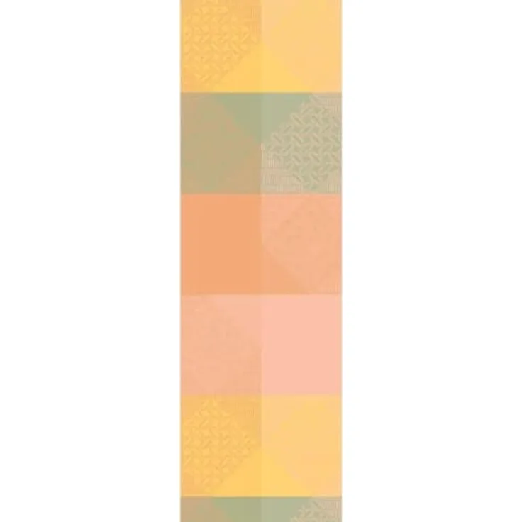 Garnier-Thiebaut Tischläufer Mille Empreintes Pastel 48x150 Cm 100% Gekämmte