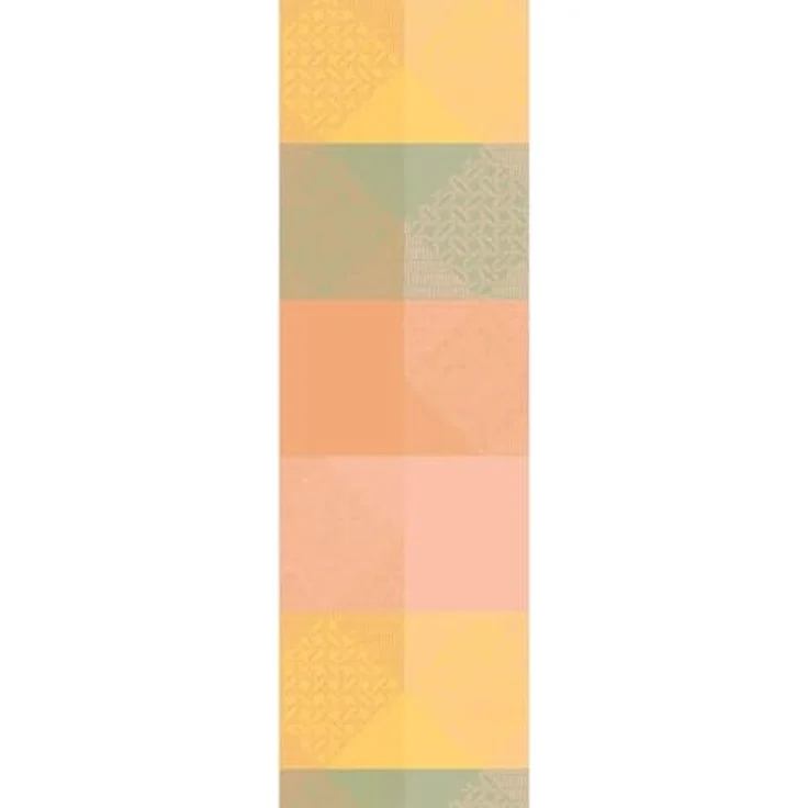 Garnier-Thiebaut Tischläufer Mille Empreintes Pastel 48x150 Cm 100% Gekämmte – Bild 1