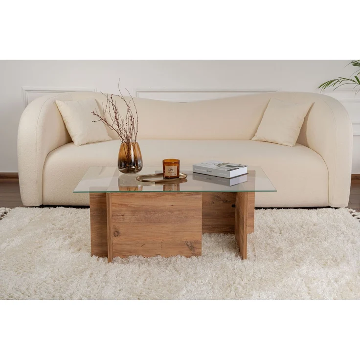 Couchtisch, 'Vetrino', 40 x 65 x 105, Atlantische Kiefer – Bild 3