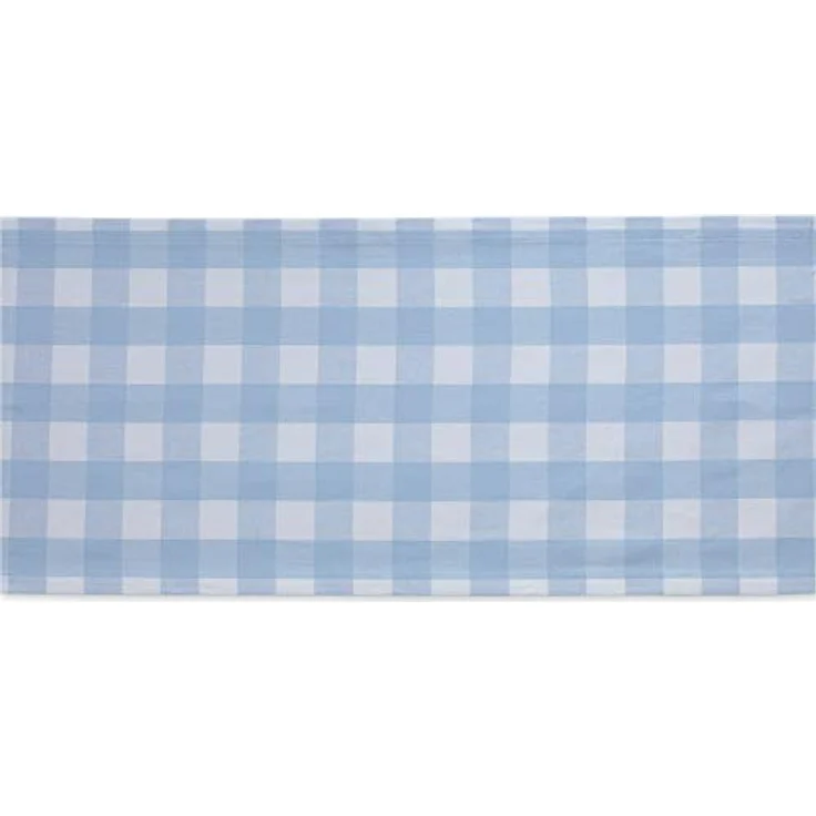 DII Buffalo Check Collection Tischläufer, 35,5x182,9 cm, Hellblau/Weiß – Bild 10