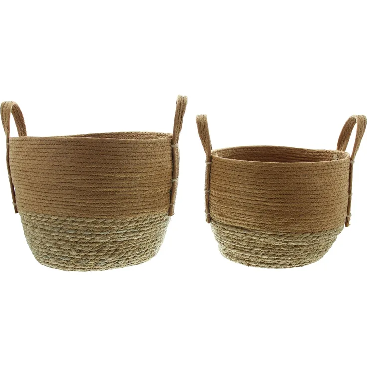 Füllkorb Cabrera 2er Set Aufbewahrungskorb Schale Obstkorb Tischdeko Korb