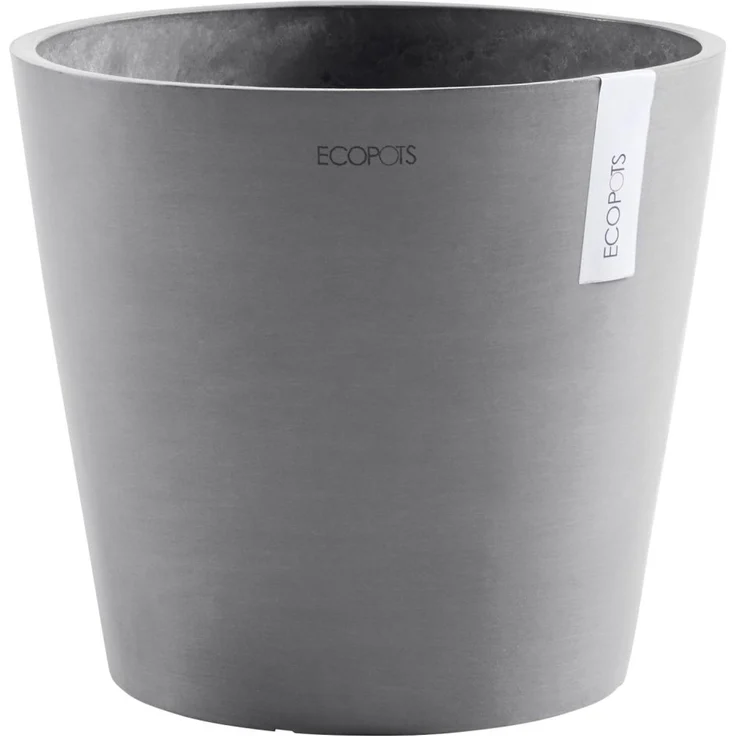 Ecopots Pflanztopf Amsterdam Ø 40 x 35 cm grau – Bild 1