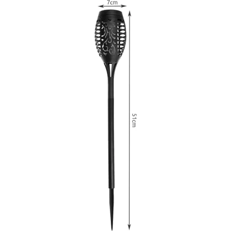 Gardlov Solarlampe für den Garten – Fackel 23559 – Bild 2