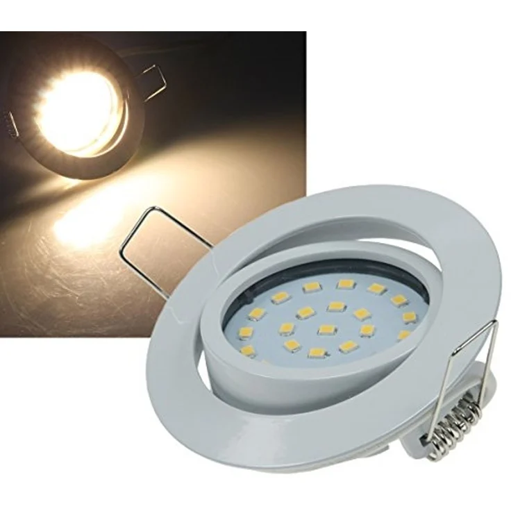 LED Deckenspot Einbauleuchte 4Watt 350 Lumen warmweiss schwenkbar 230V – Bild 1