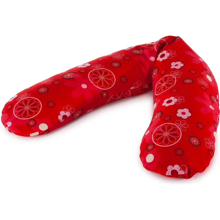 Theraline Stillkissen "Das Original" Microperlen inkl. Bezug 190 cm 88 Retro Rot