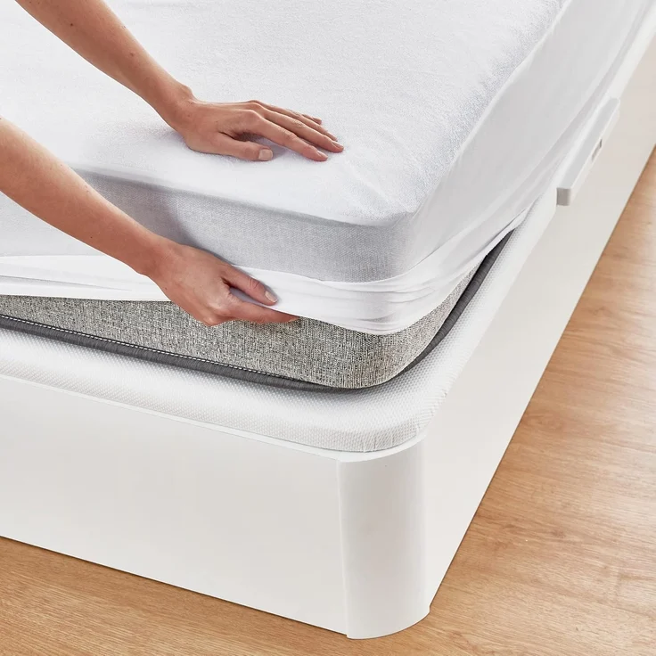 Pikolin Home - Wasserdichter, atmungsaktiver und hoch absorbierender Frottee-Matratzenschoner für Matratzen bis zu einer Höhe von 32 cm – Bild 2