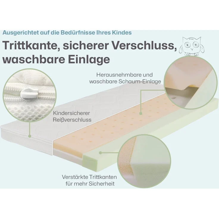 Ravensberger Kaltschaum-Kinderbettmatratze 70x140 – Bild 4
