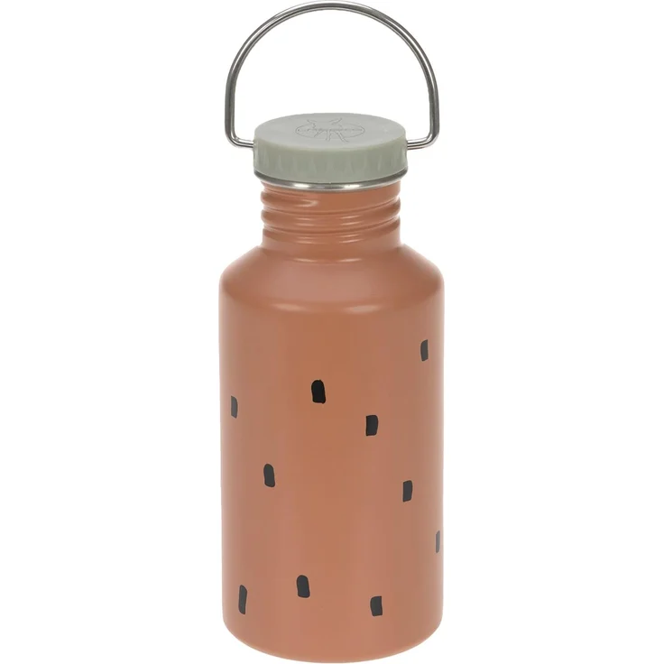 Lässig Kinder Edelstahl Trinkflasche 500 ml Happy Prints Karamell – Bild 2