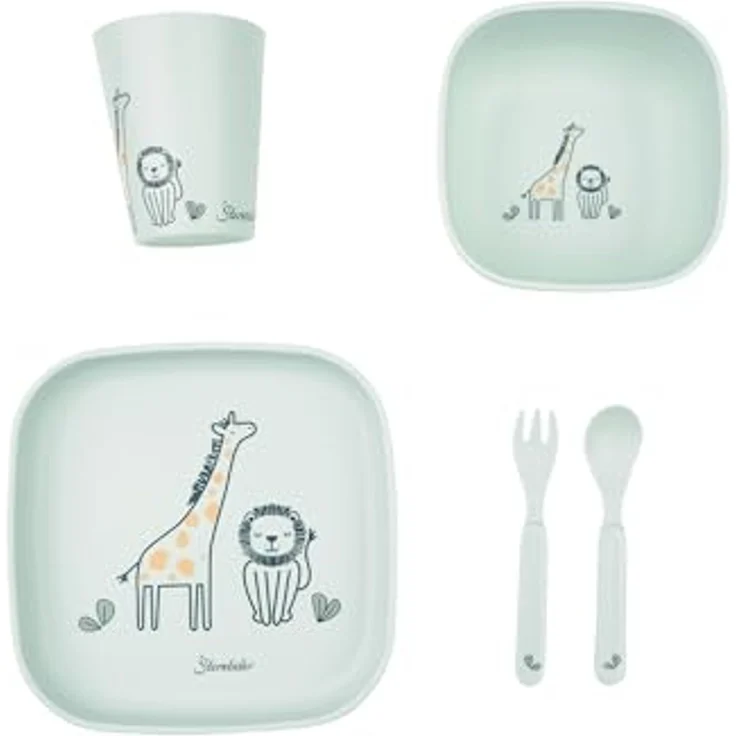 Sterntaler Kindergeschirr-Set – Safari – 5-teilig – Bild 3