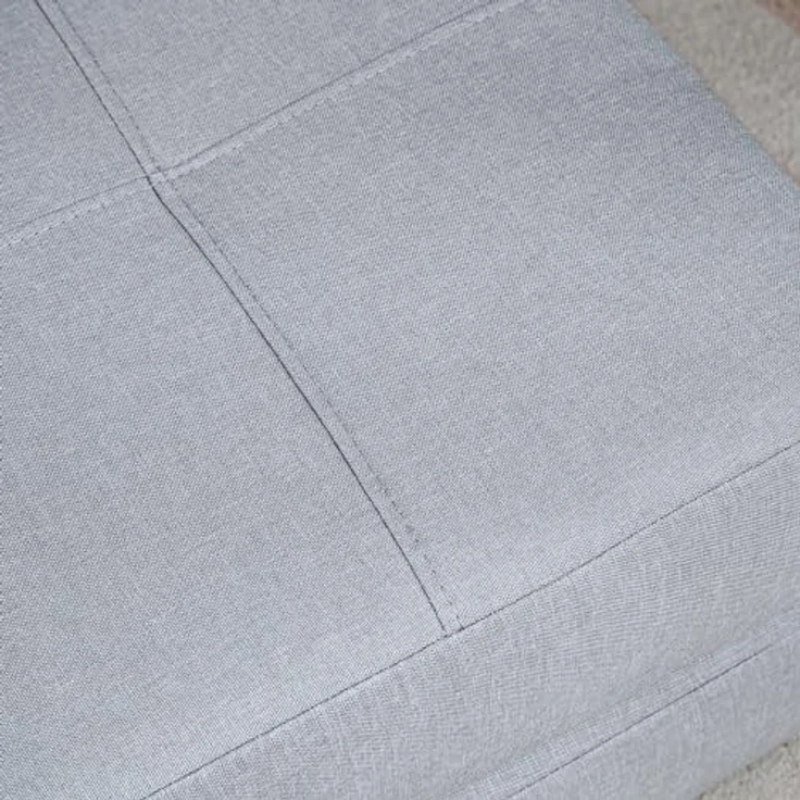 HOMCOM Sessel Einzelsofa mit Kissen, Klappsessel, 2-in-1 Design (Schlafsessel, 1-St, Bettsessel), bis 120 kg Belastbar, Blau – Bild 10