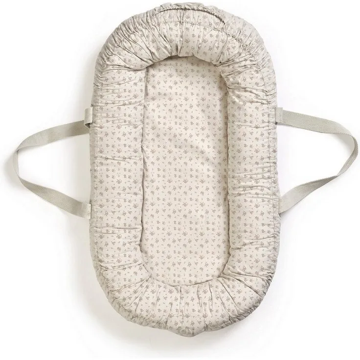 Elodie Details Babynest Kuschelnest Tragbare Babynestchen Neugeborene Kokon für Babys und Säuglinge, Waschbare Reisebett Baby Nestchen 100% Baumwoll 78x45 cm – Autumn Rose