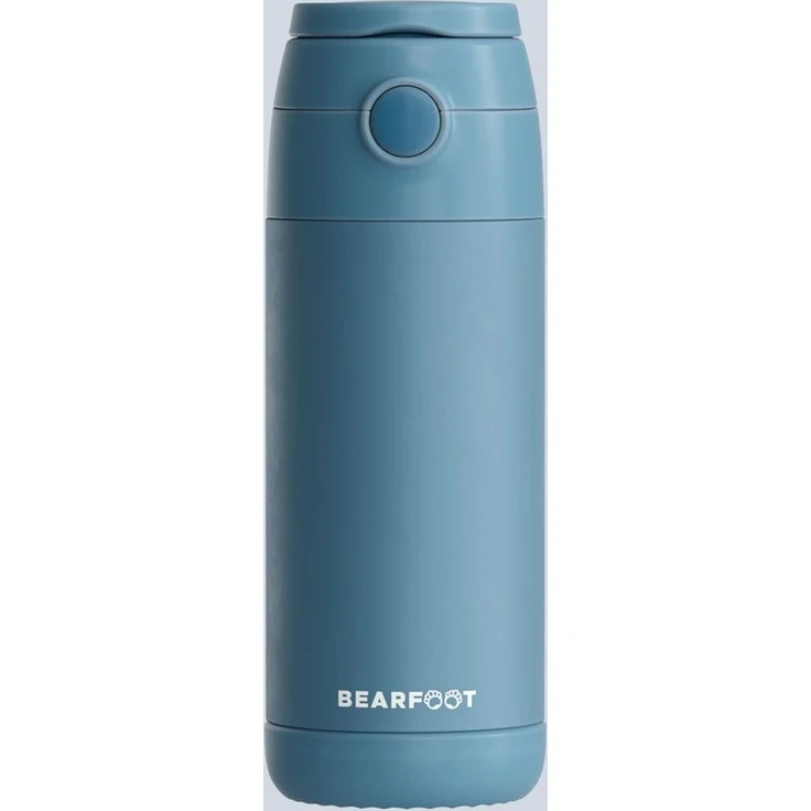 BEARFOOT Trinkflasche Thermo Kinder Trinkflasche Edelstahl - blau, Thermosflasche, auslaufsicher, Edelstahl, Kinderflasche, BPA-frei – Bild 3
