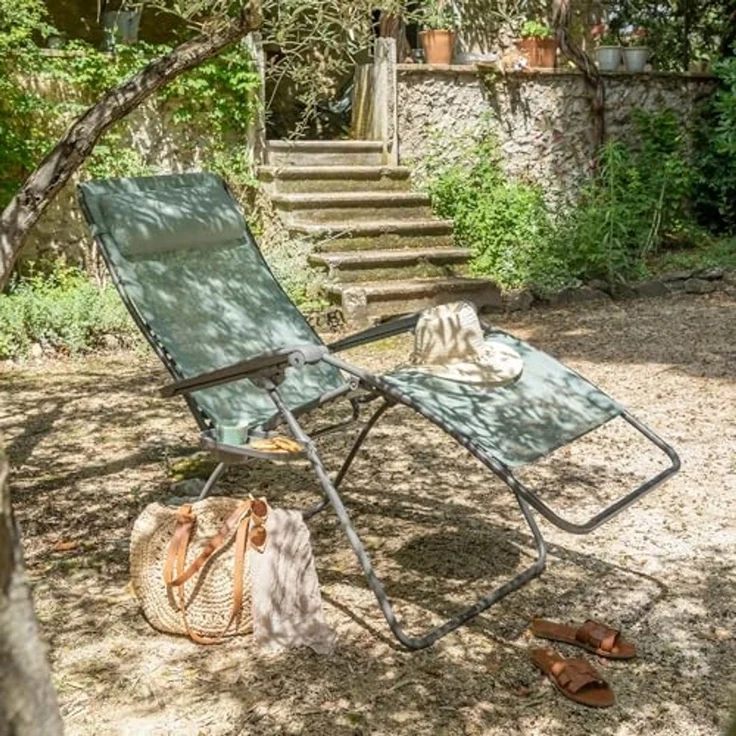 Lafuma RSXA CLIP XL Moss Acier Relaxliege Batyline® Iso Sonnenliege LFM2057.8557 – Bild 2