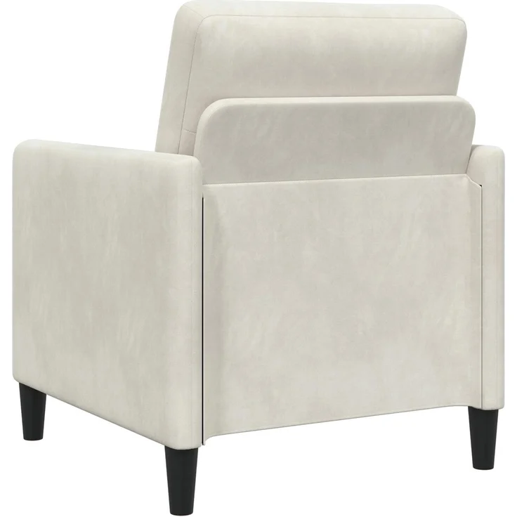 vidaXL Sofa Set mit Stauraum 2 stk. Creme Polyester 3429254 – Bild 5