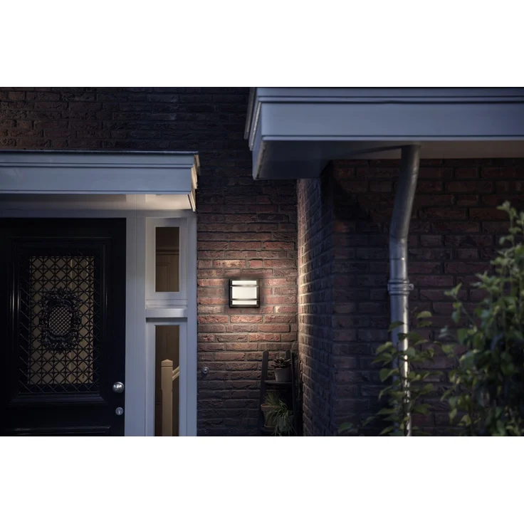 Philips LED Außenwandleuchte Petronia anthrazit warmweiß – Bild 2