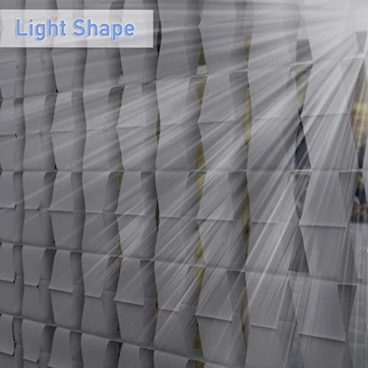 YourCasa Paravent Raumteiler hängend – Lichtdurchlässige Trennwand & Deko, 118x240cm – Bild 6