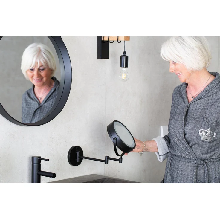Ridder Kosmetikspiegel Mary schwarz – Bild 1