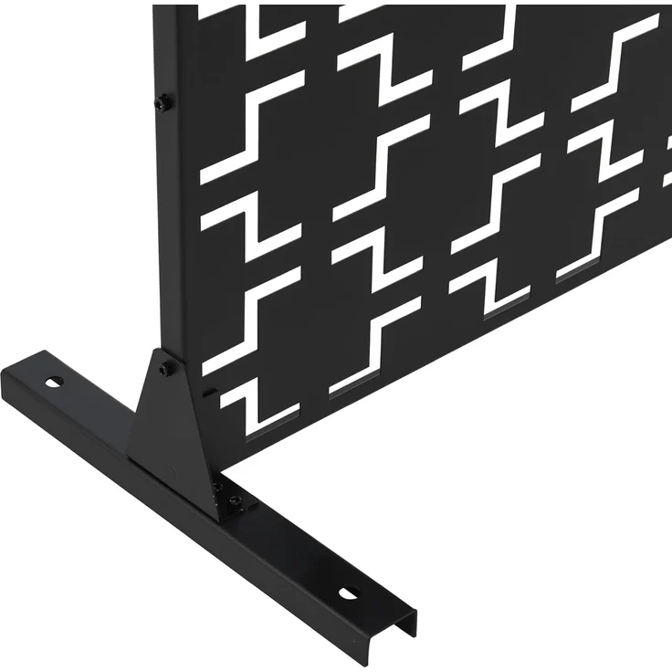 [casa. pro] 'Basciano' Trennwand, Stahl schwarz, 40 x 120 x 180 cm – Bild 8