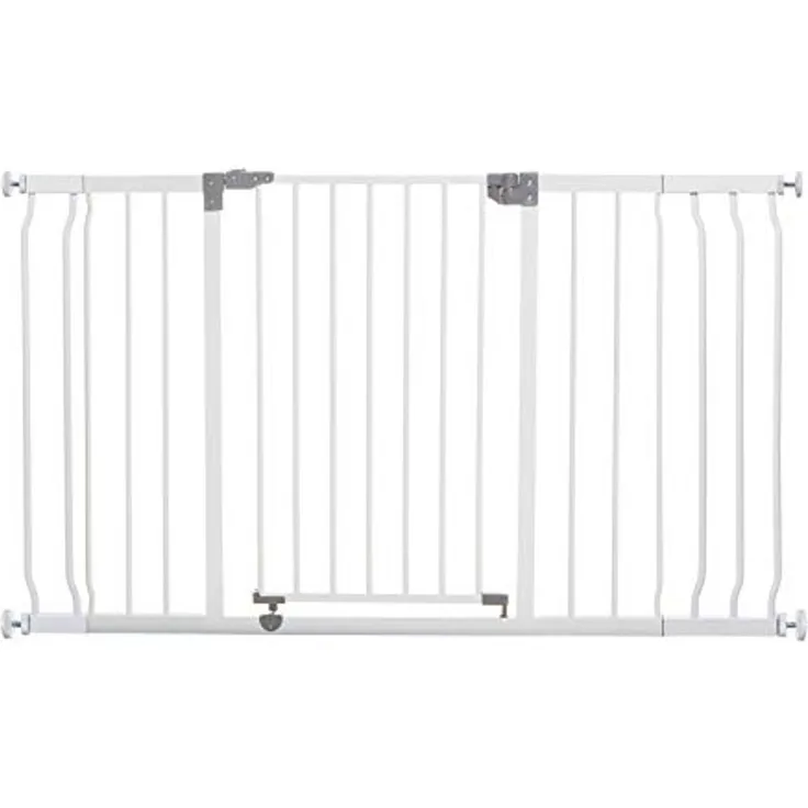 Dreambaby G9502 Liberty Treppenschutzgitter / Türschutzgitter-Set - 1 Gitter + 2 Verlängerungen (passend 99cm-132. 5cm) weiß