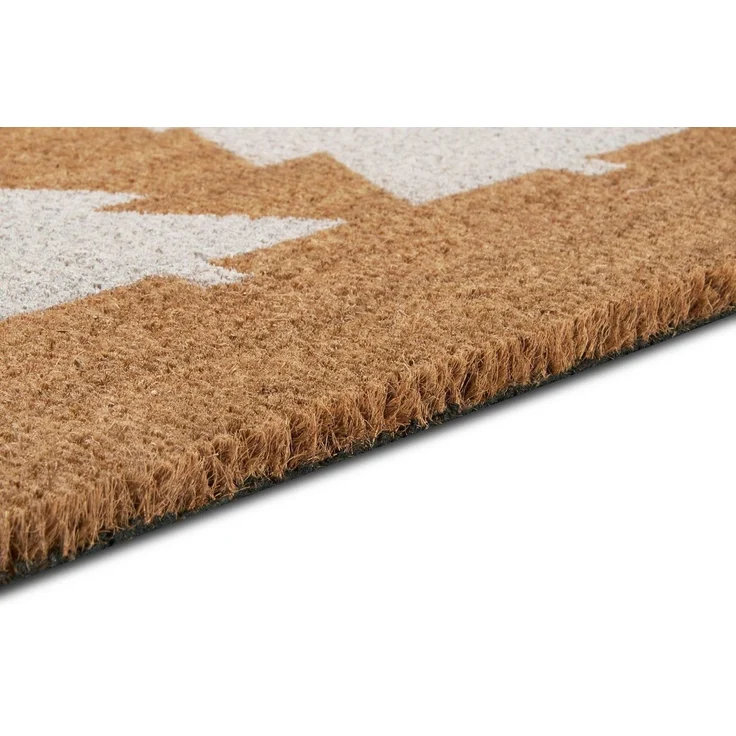 HANSE Home Fußmatte Mix Mats Kokos Pine Trees, Türmatte, rechteckig, Höhe: 15 mm, Weihnachten, Schmutzfangmatte, Outdoor, Rutschfest, Innen, Kokosmatte – Bild 4
