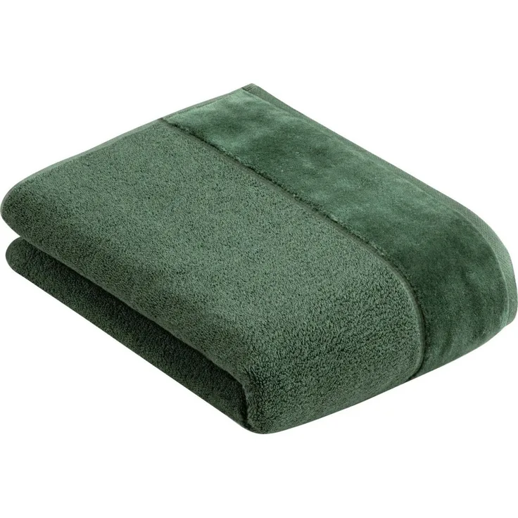 Vossen Badetuch Pure, Frottier (1-St), Baumwolle & VEGAN, mit eleganter Veloursbordüre
