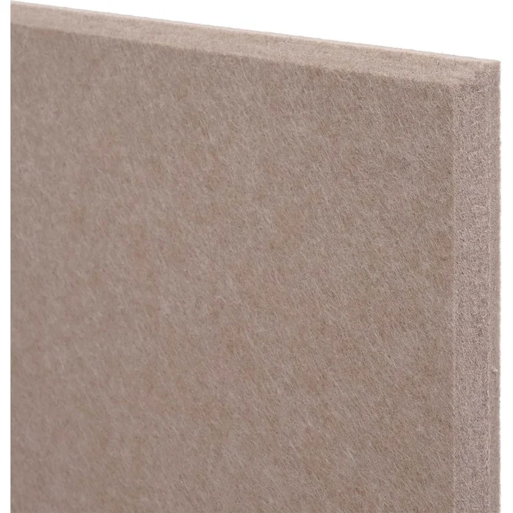 4er-Set Akustikwandpaneel HWC-L52, Wandpaneele Akustikplatten, schalldämmend 1qm Fläche 50x50cm ~ hellbraun – Bild 4