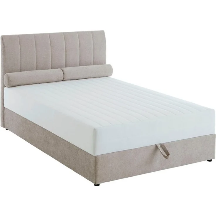 ATLANTIC home collection Boxbett ALISIA, mit Taschenfederkern, Bettkasten und Kissenrolle im Originalbezug – Bild 4