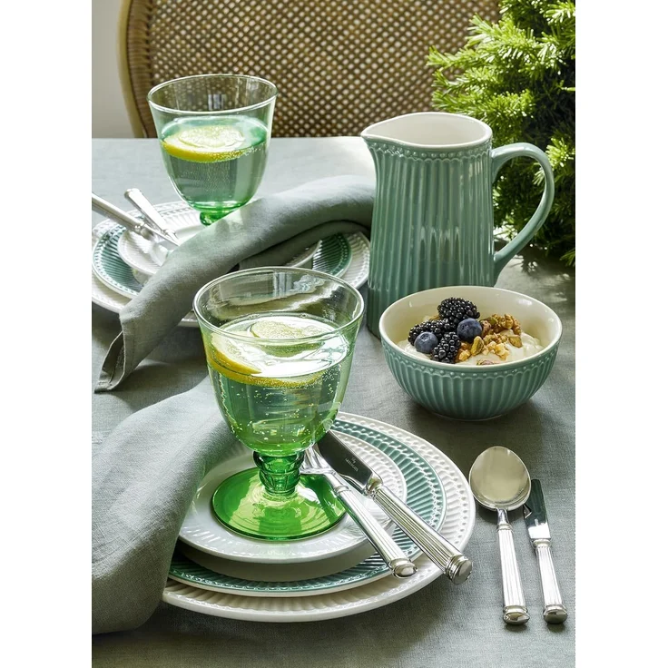 Greengate Müslischale Alice Müslischale dusty green 14 cm, Steinzeug, (Schüsseln & Schalen) – Bild 7
