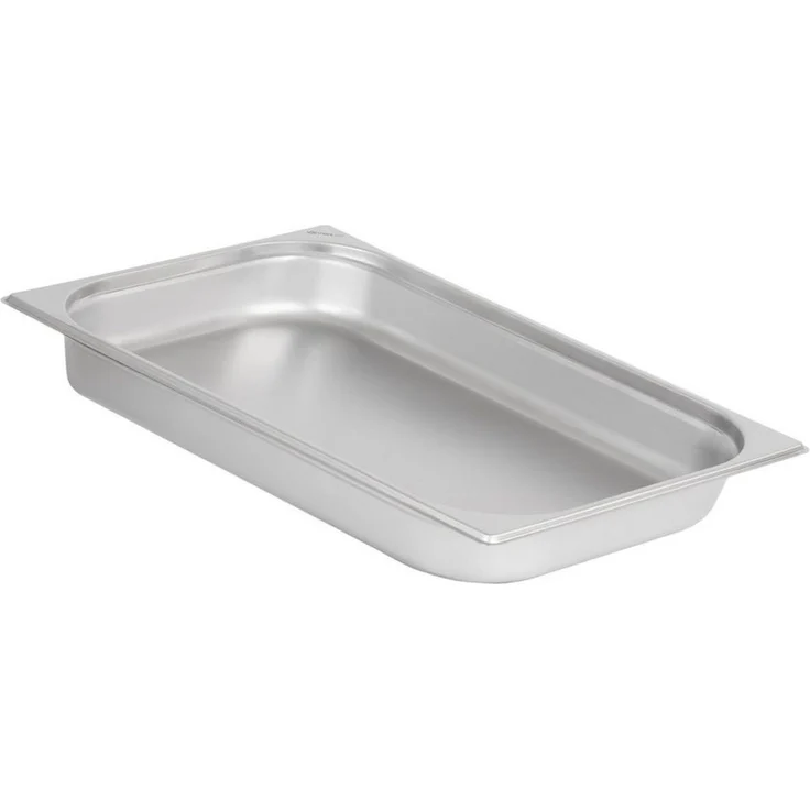 Mahlzeit Thermobehälter GN Behälter 1/1, Höhe 65 mm, Edelstahl Gastronomiebehälter, Edelstahl, für Chafing Dishes