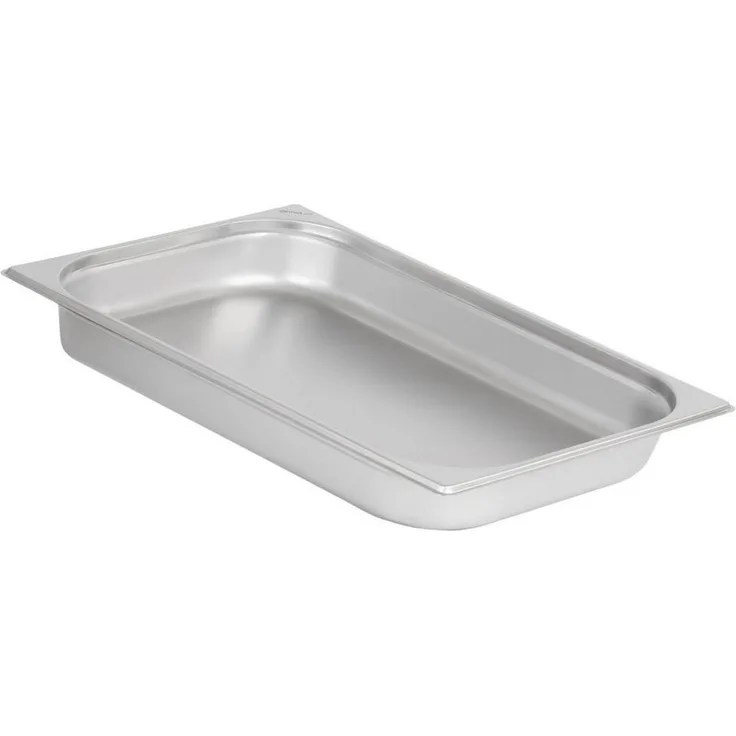 Mahlzeit Thermobehälter GN Behälter 1/1, Höhe 65 mm, Edelstahl Gastronomiebehälter, Edelstahl, für Chafing Dishes
