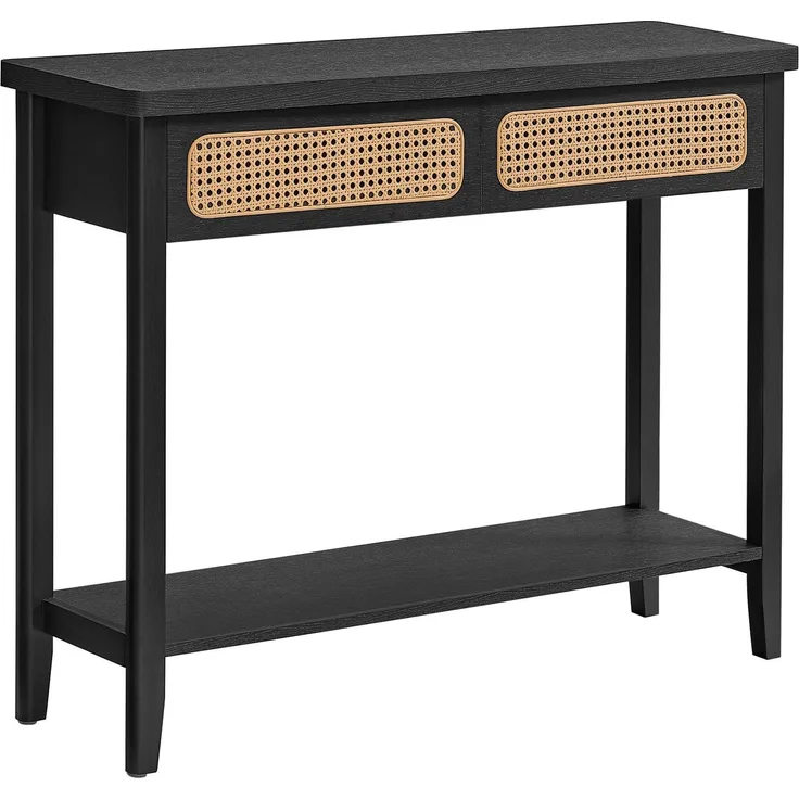 Vasagle Konsolentisch, Flurtisch, Flur Möbel, schmaler Sofatisch für Wohnzimmer, mit 2 Schubladen