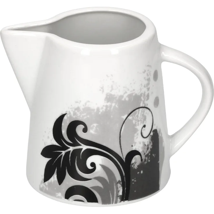 Milchkännchen Black Flower 22cl