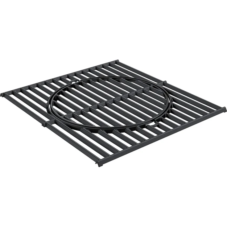 RÖSLE Grillrost 'Vario' für Videro G3 & G4, emailliertes Gusseisen, schwarz, 45 x 39,5 cm – Bild 1