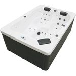 HOME DELUXE Outdoor Whirlpool SUNSET PURE - 220 x 156 cm für 3 Personen