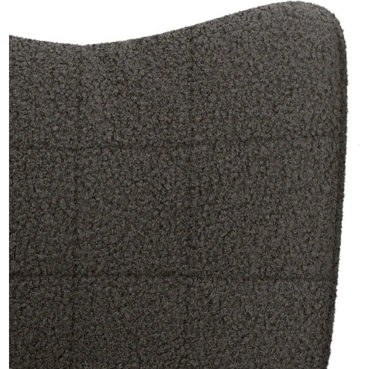 vidaXL Schaukelstuhl Dunkelgrau Sherpa-Stoff 42001786 – Bild 7