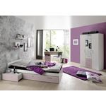 Storado 'Berlin' 5-tlg. Jugendzimmer-Set weiß matt/flieder