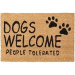 Fußmatte Kokos "Dogs Welcome" 10038457