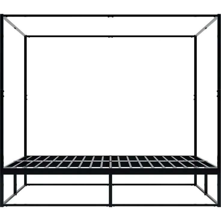 CLP Himmelbett Batoni Rahmen und Lattenrost aus Metall,180 x 200 cm – Bild 5