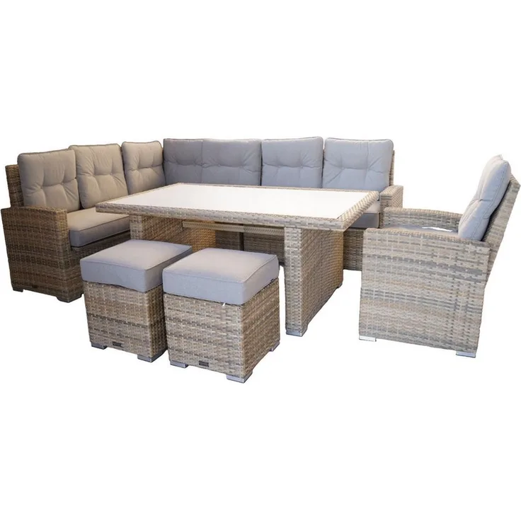 Ragnarök Möbel-Design Gartenlounge-Set Gartenmöbel DS13XL