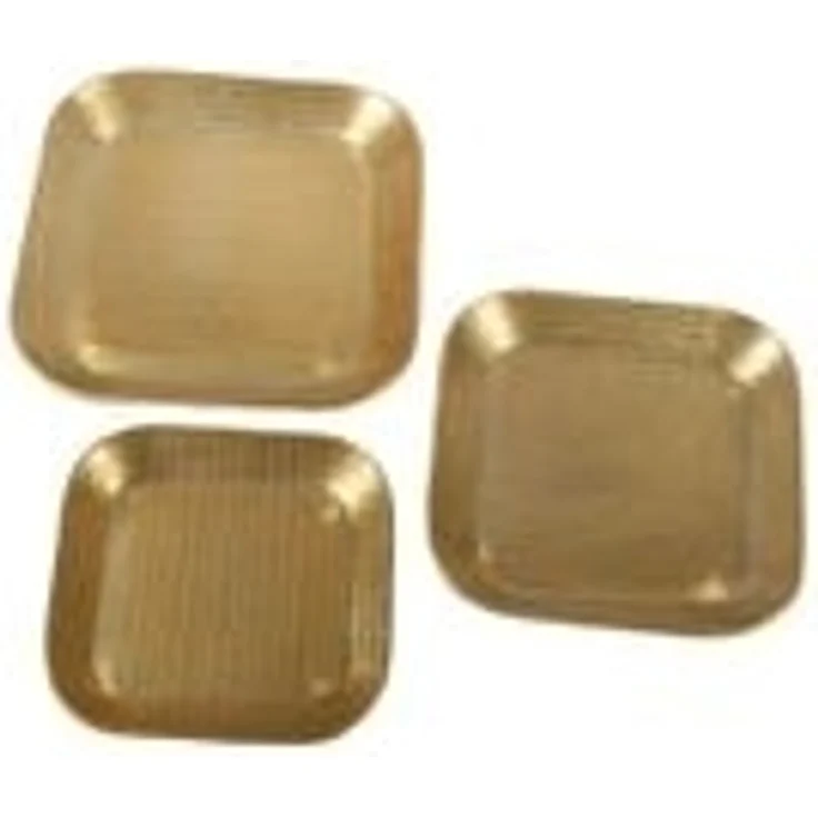 Orientalisches Tablett Prisma Gold 35x35 cm – Bild 2